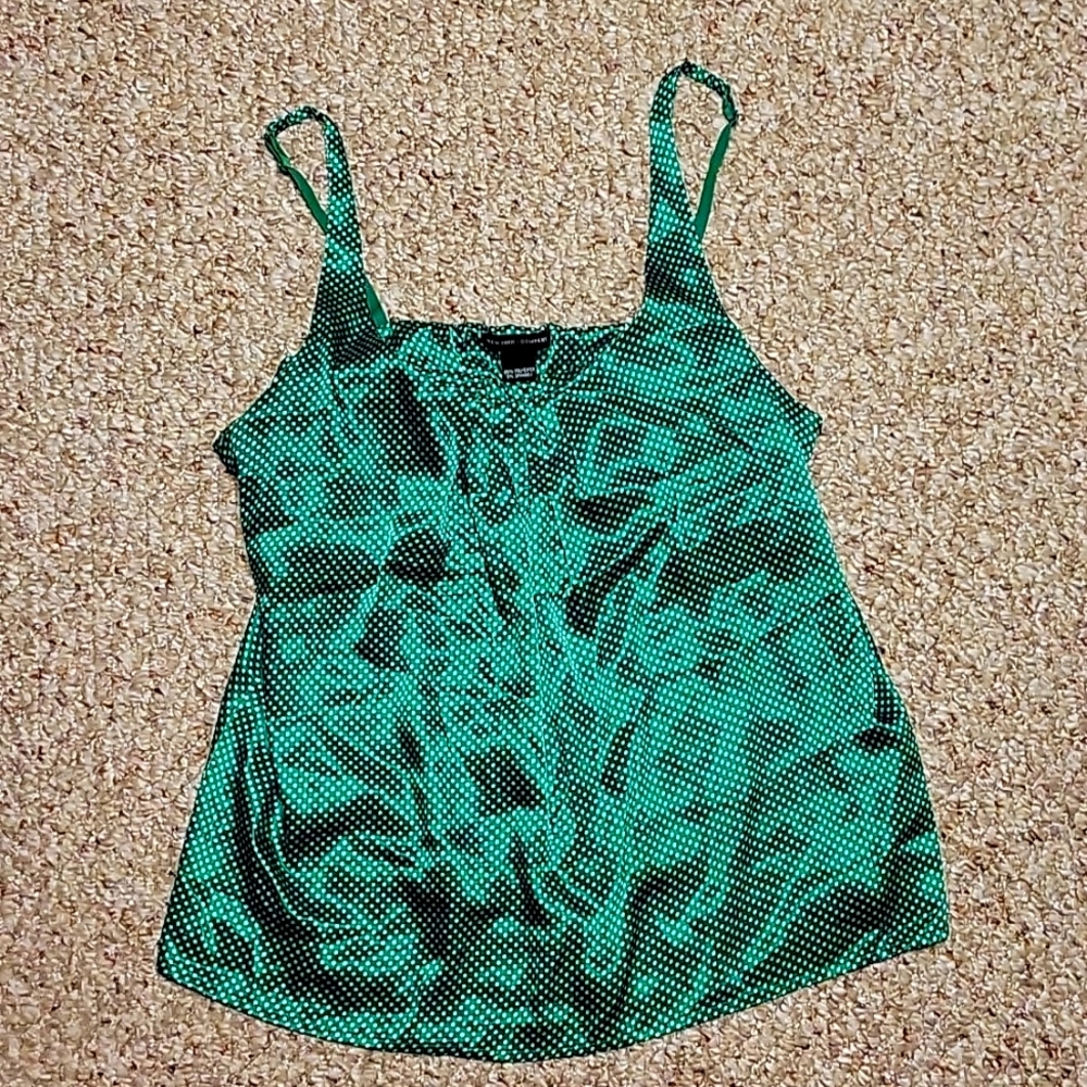 Green Polka dot Camisole